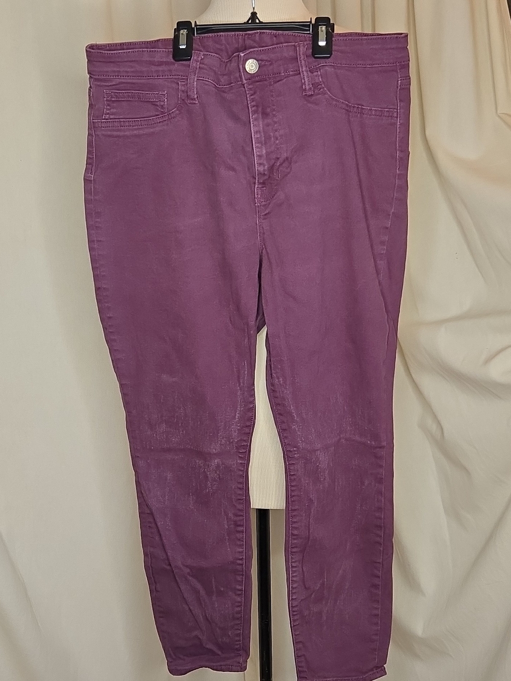 GAP Women's Deep Purple Skinny Jeans